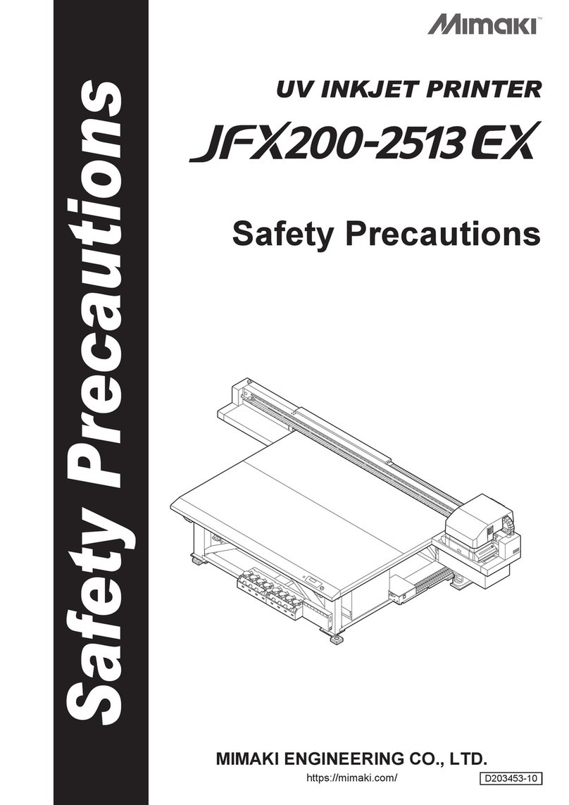MIMAKI JFX200-2513EX Installation instructions