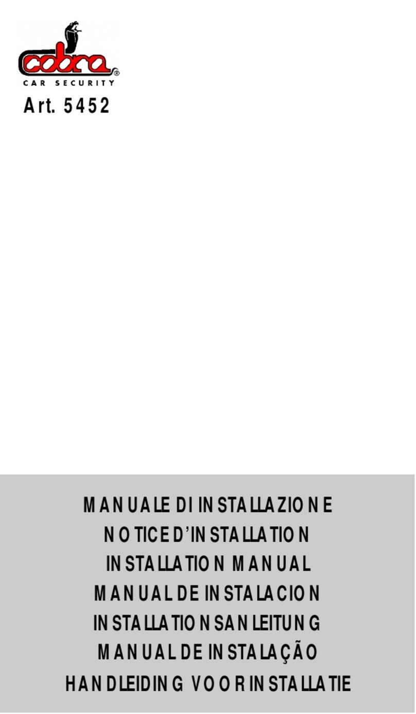 Cobra 5452 installation manual