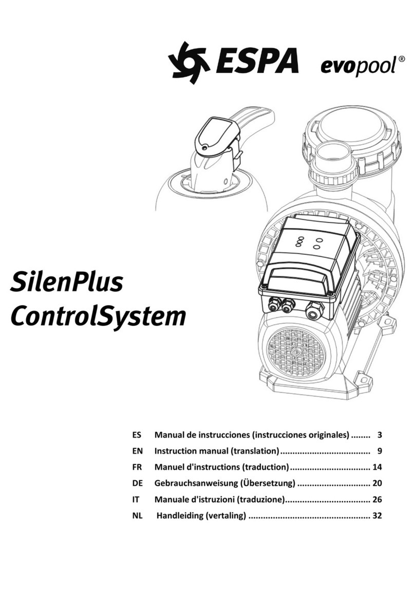 Espa Evopool SilenPlus instruction manual Espa Evopool SilenPlus instruction manual
