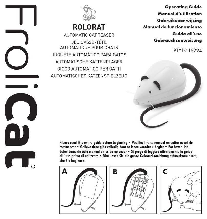 Petsafe ROLOCAT FroliCat operating guide
