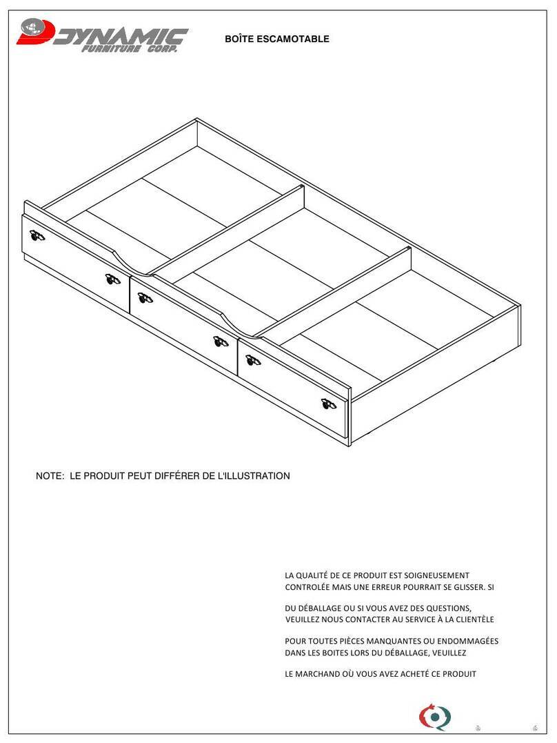 Dynamic Furniture TRUNDLE BOX User manual