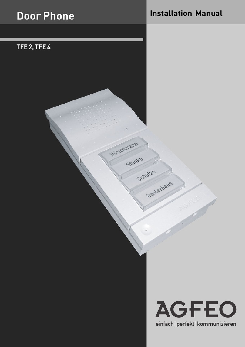 AGFEO TFE 2 User manual