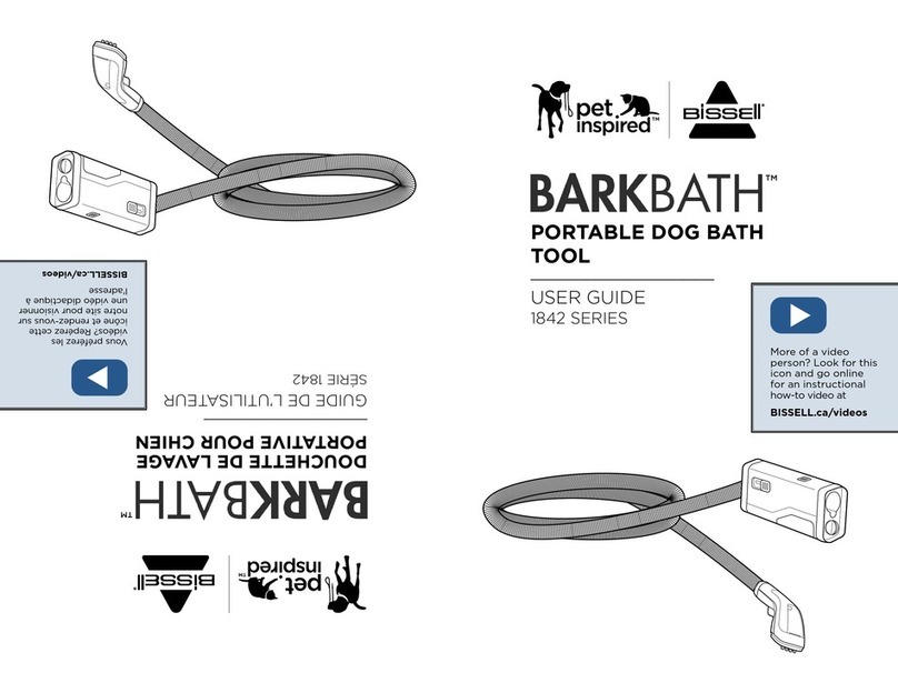 Bissell BARKBATH 1842 Series user guide