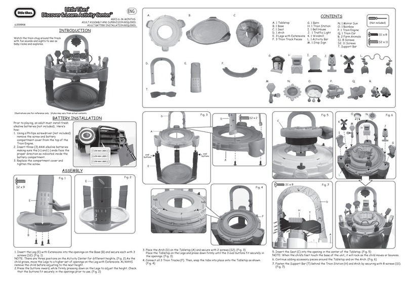 Little Tikes Discover & Learn Activity Center User manual
