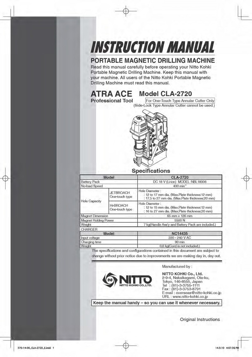 Nitto ATRA ACE CLA-2720 instruction manual