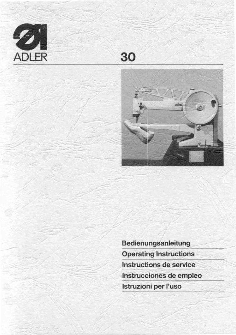 Adler 30 operating instructions