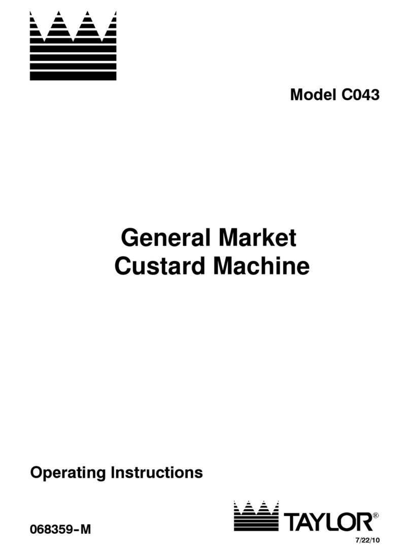 Taylor Model C043 operating instructions