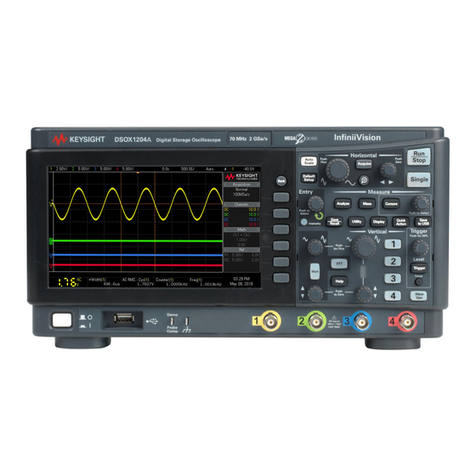 Keysight Technologies InfiniiVision DSOX1204A Manual