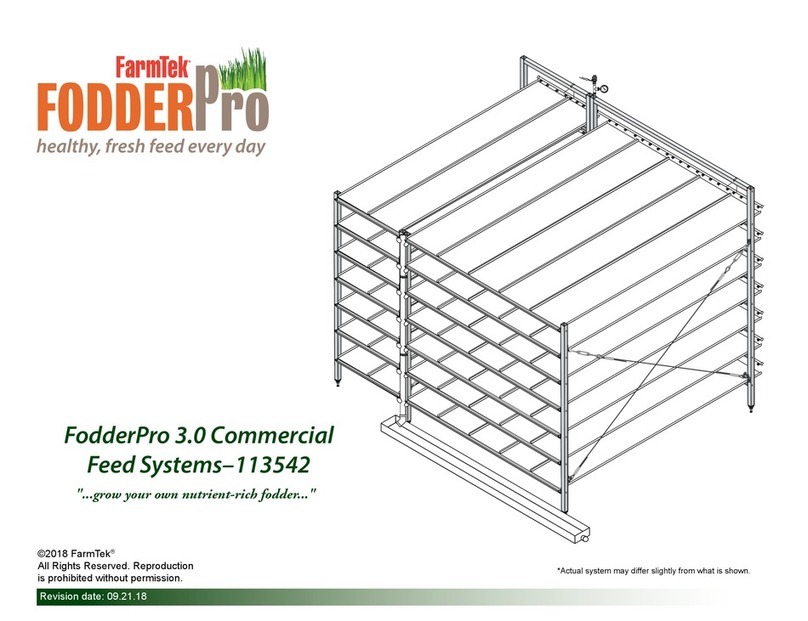 FarmTek FodderPro 3.0 User manual