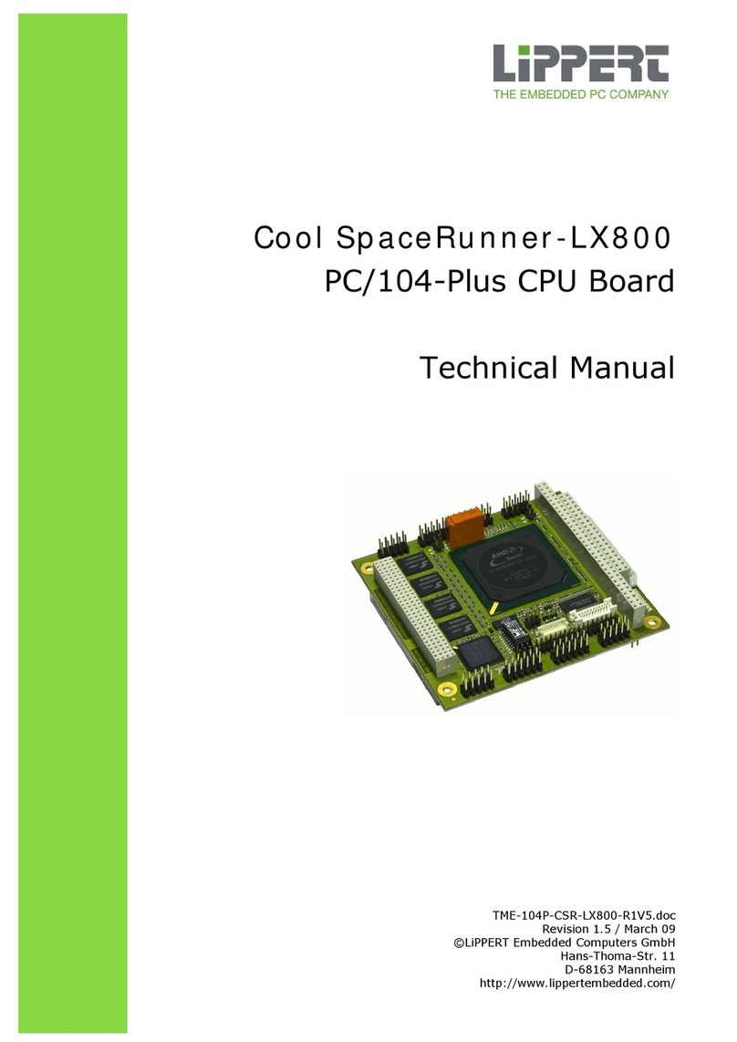 Lippert Cool SpaceRunner-LX800 User manual
