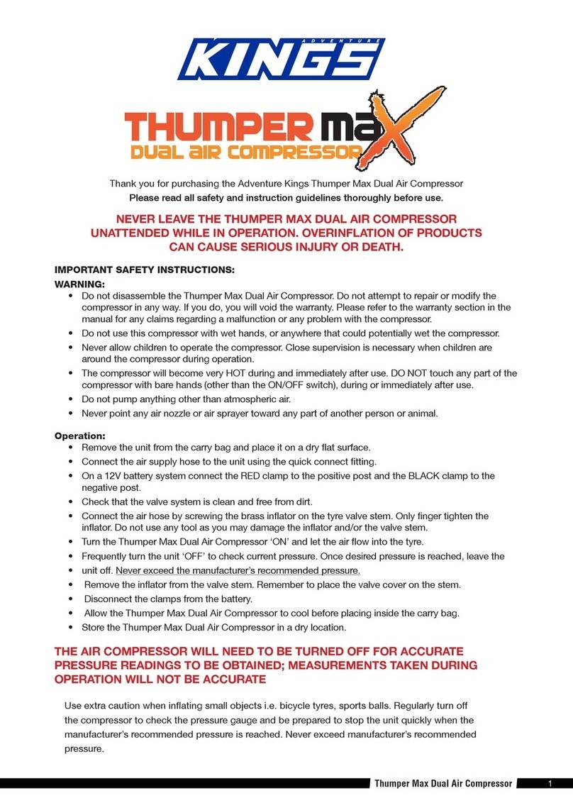 KINGS Thumper Max User manual