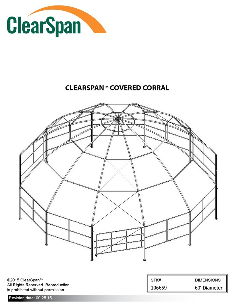 ClearSpan COVERED CORRAL manual