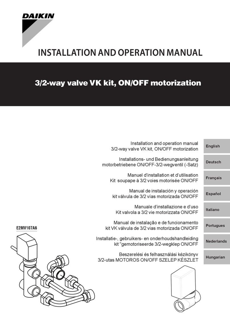 Daikin E2MV107A6 User manual