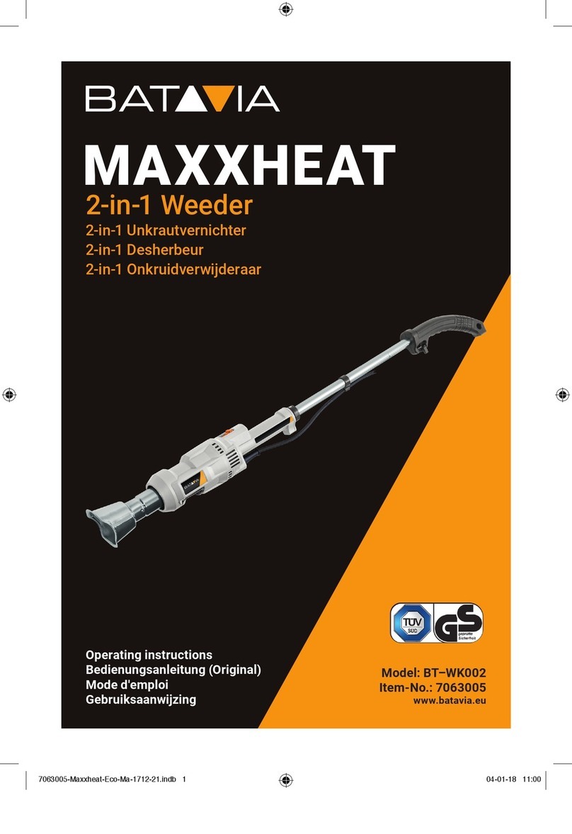 Batavia MAXXHEAT BT-WK002 operating instructions