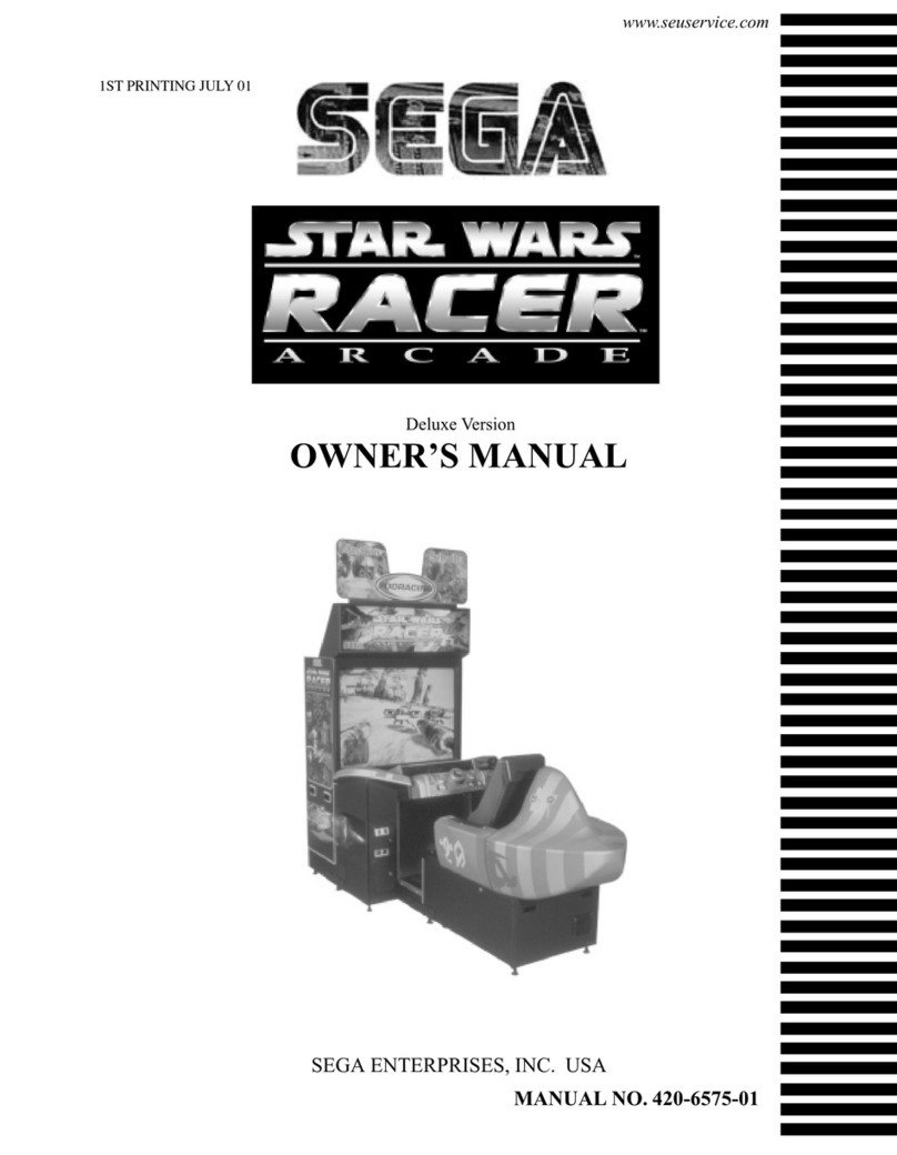 Sega STAR WARS RACER ARCADE Deluxe Version owner's manual