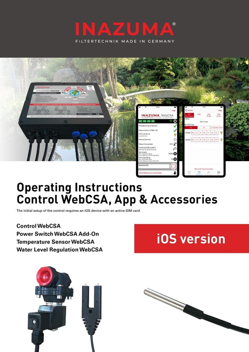 INAZUMA WebCSA Series operating instructions INAZUMA WebCSA Series operating instructions