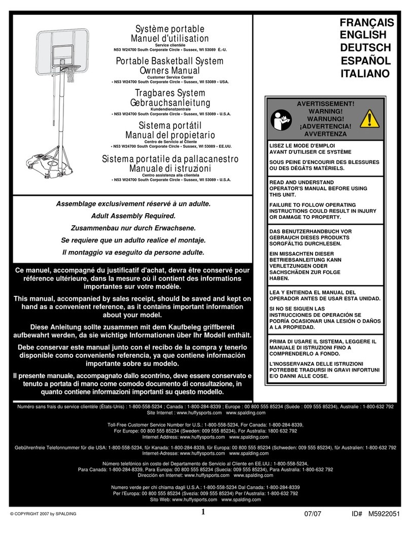 SPALDING M5922051 User manual