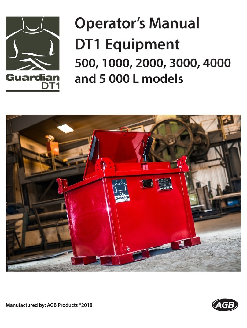 AGB Guardian DT1 500 L Operator's manual