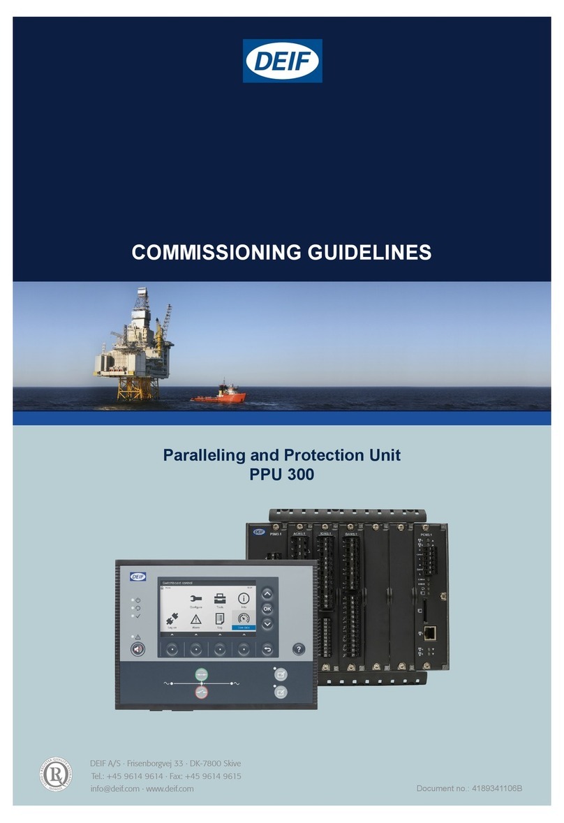 Deif PPU 300 Commissioning manual