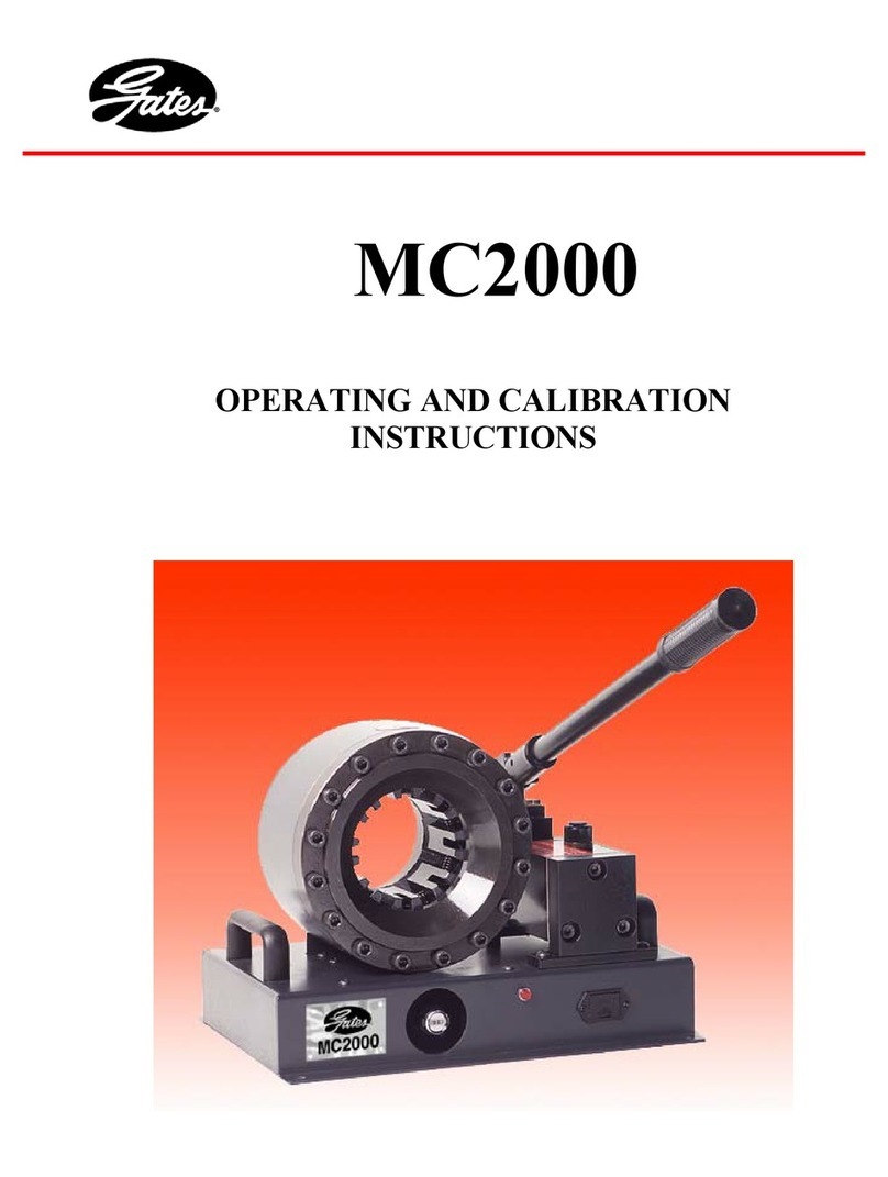 Gates MC2000 OPERATING AND CALIBRATION INSTRUCTIONS Gates MC2000 OPERATING AND CALIBRATION INSTRUCTIONS
