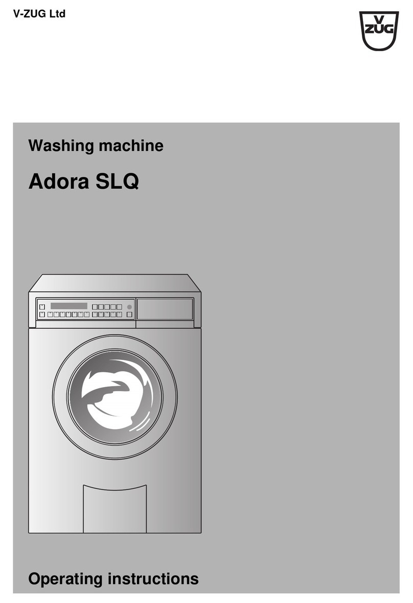 V-ZUG Adora SLQ 267 User manual