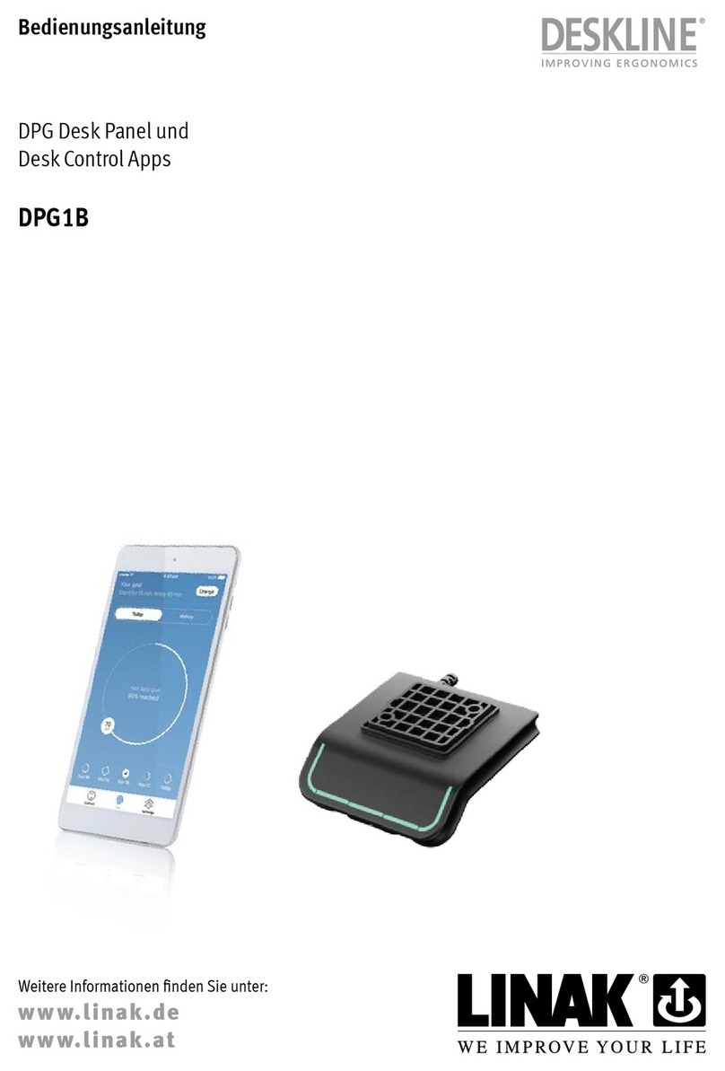 Linak DESKLINE DPG1B User manual
