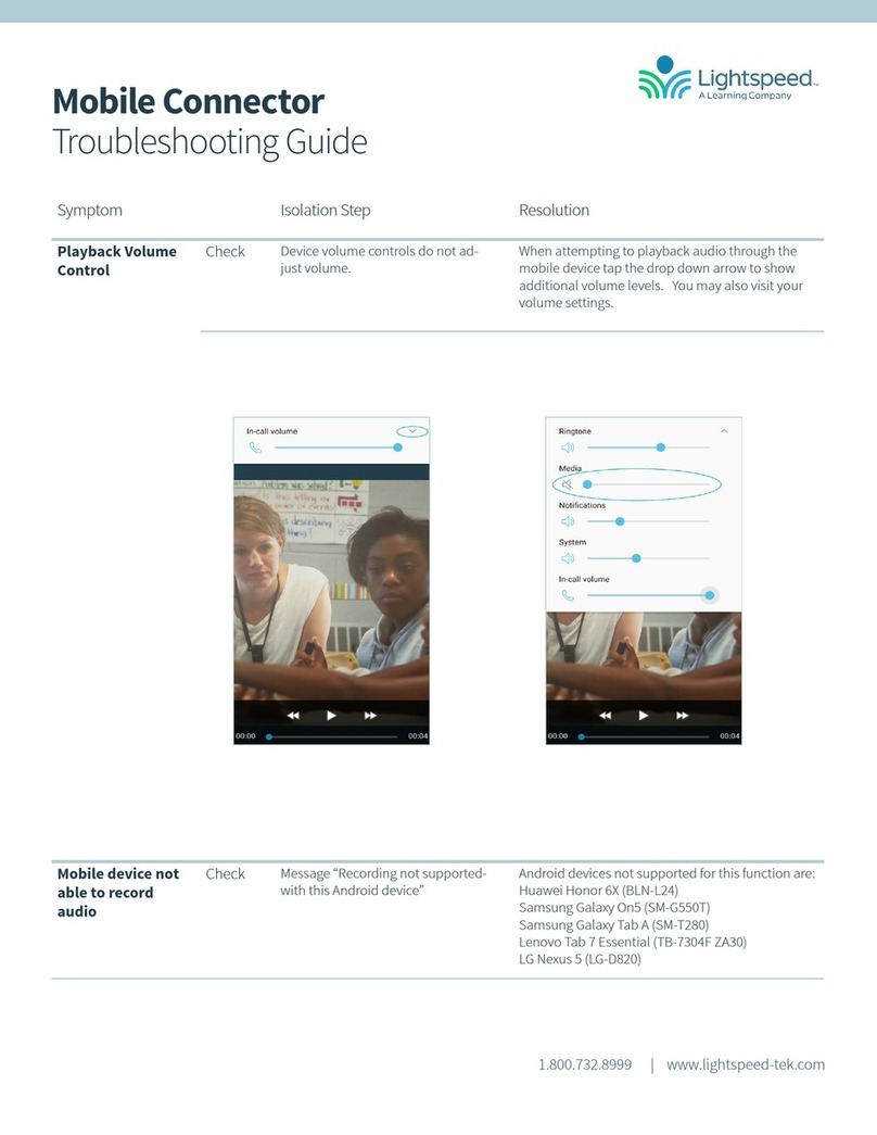 Lightspeed Media Connector Access troubleshooting guide