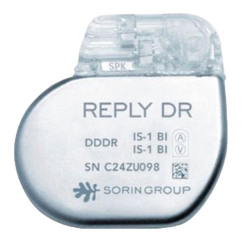 sorin REPLY DR User manual