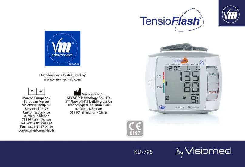 VISIOMED TensioFlash KD-795 User manual