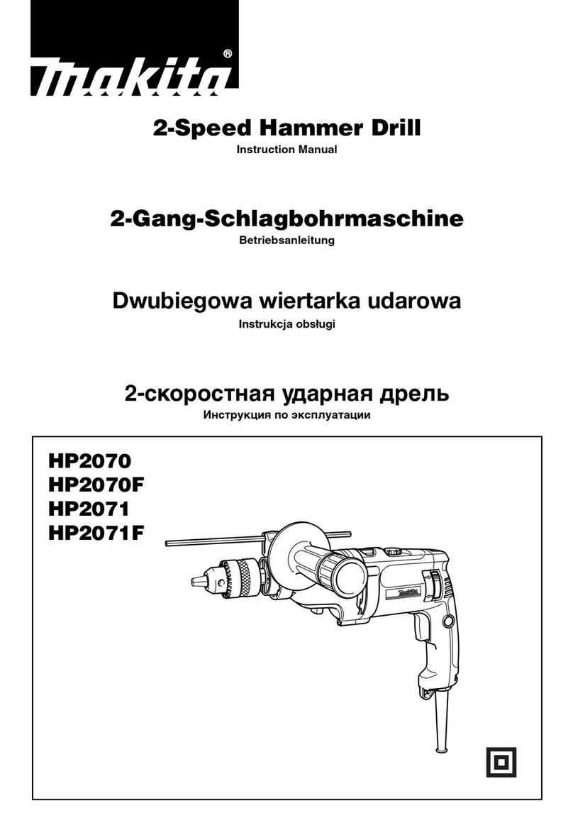 Makita HP2070 User manual