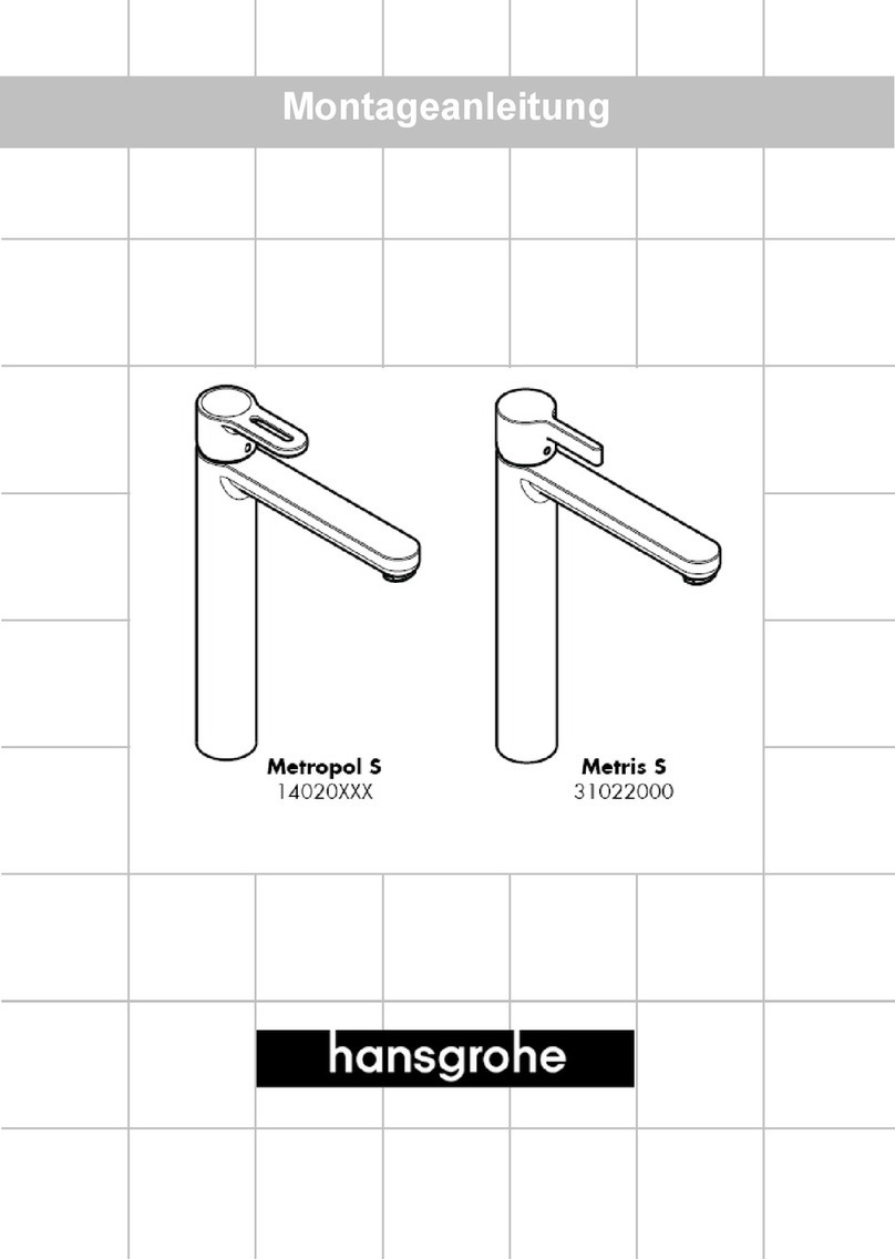 Hans Grohe Metropol S 14020Series User manual Hans Grohe Metropol S 14020Series User manual