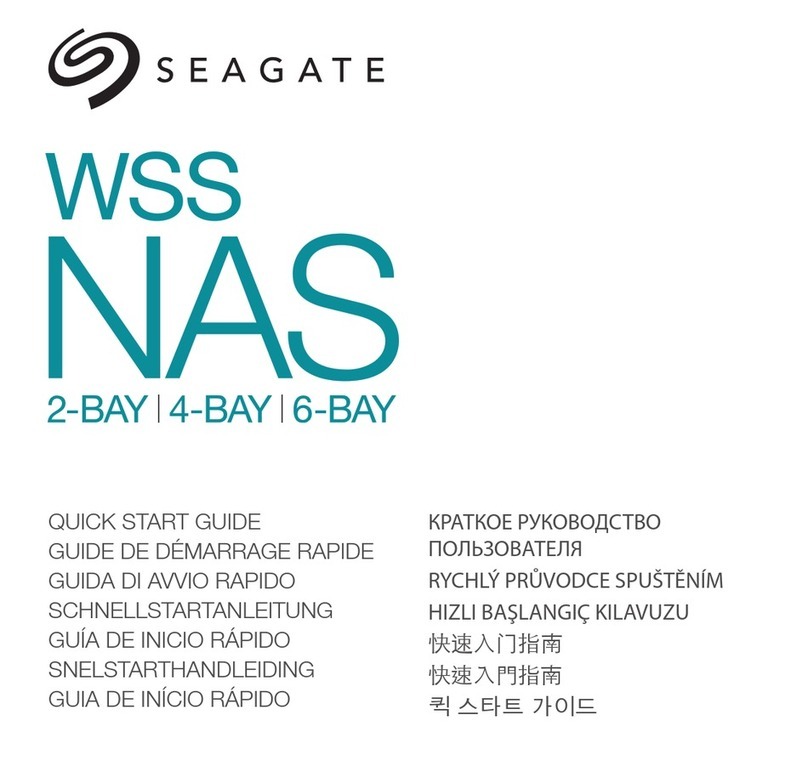 Seagate WSS NAS Series User manual