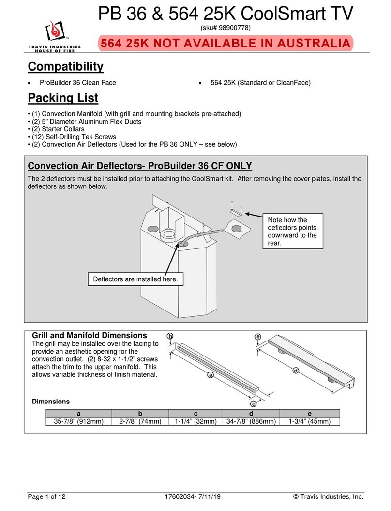 Travis Industries CoolSmart PB 36 User manual