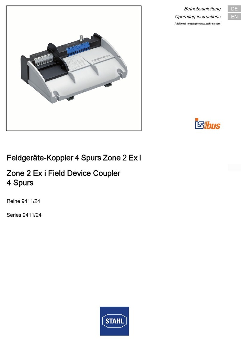 Stahl 9411/24 Series operating instructions