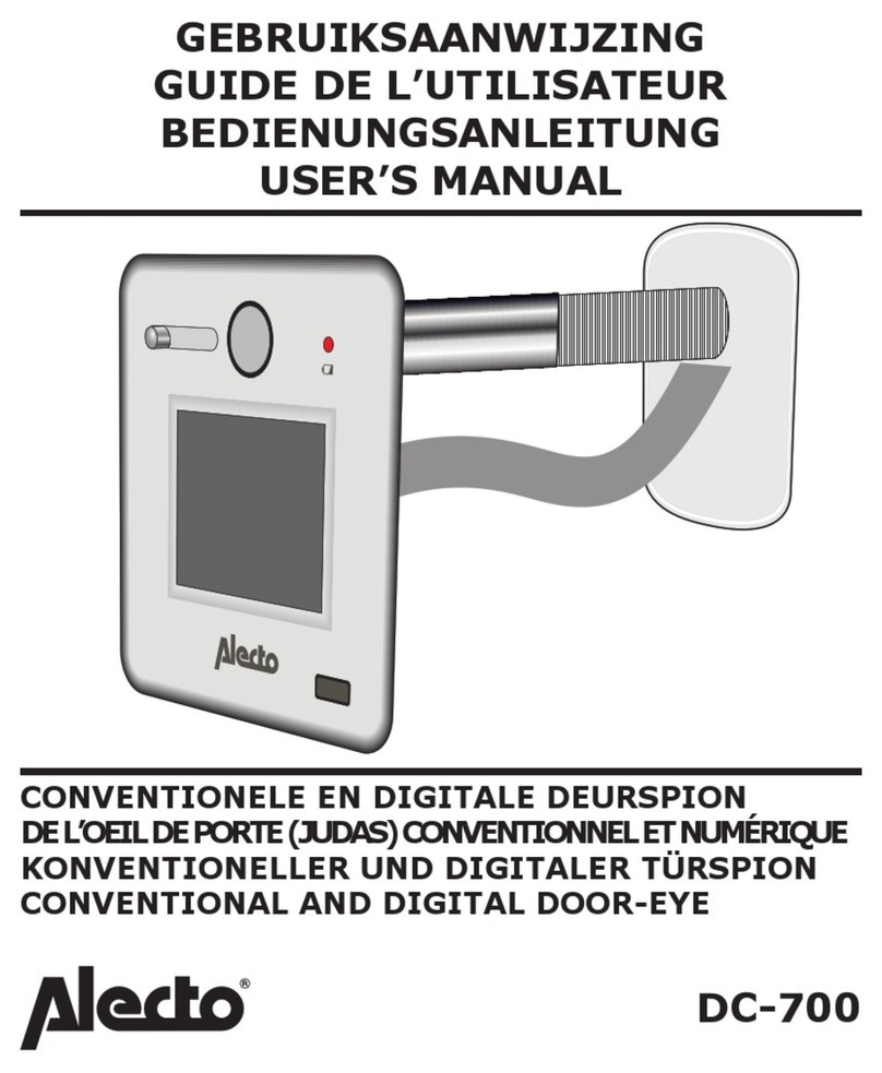 Alecto DC-700 user manual