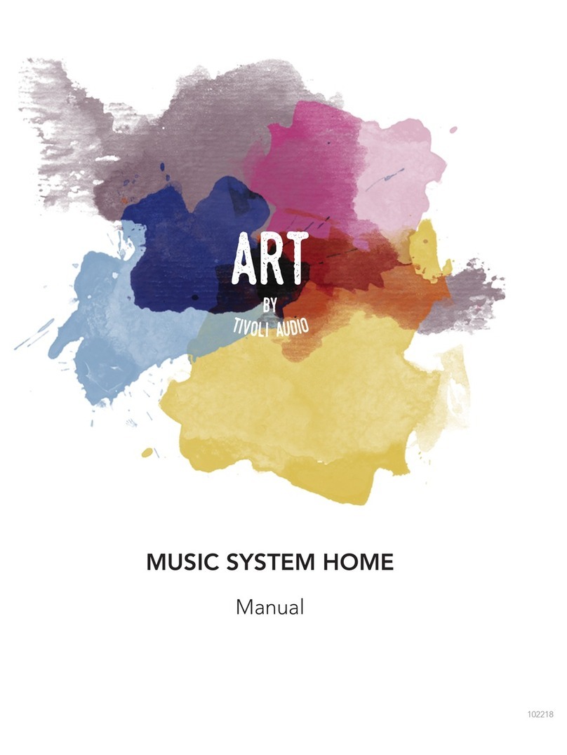 Tivoli Audio ART MUSIC SYSTEM HOME manual Tivoli Audio ART MUSIC SYSTEM HOME manual