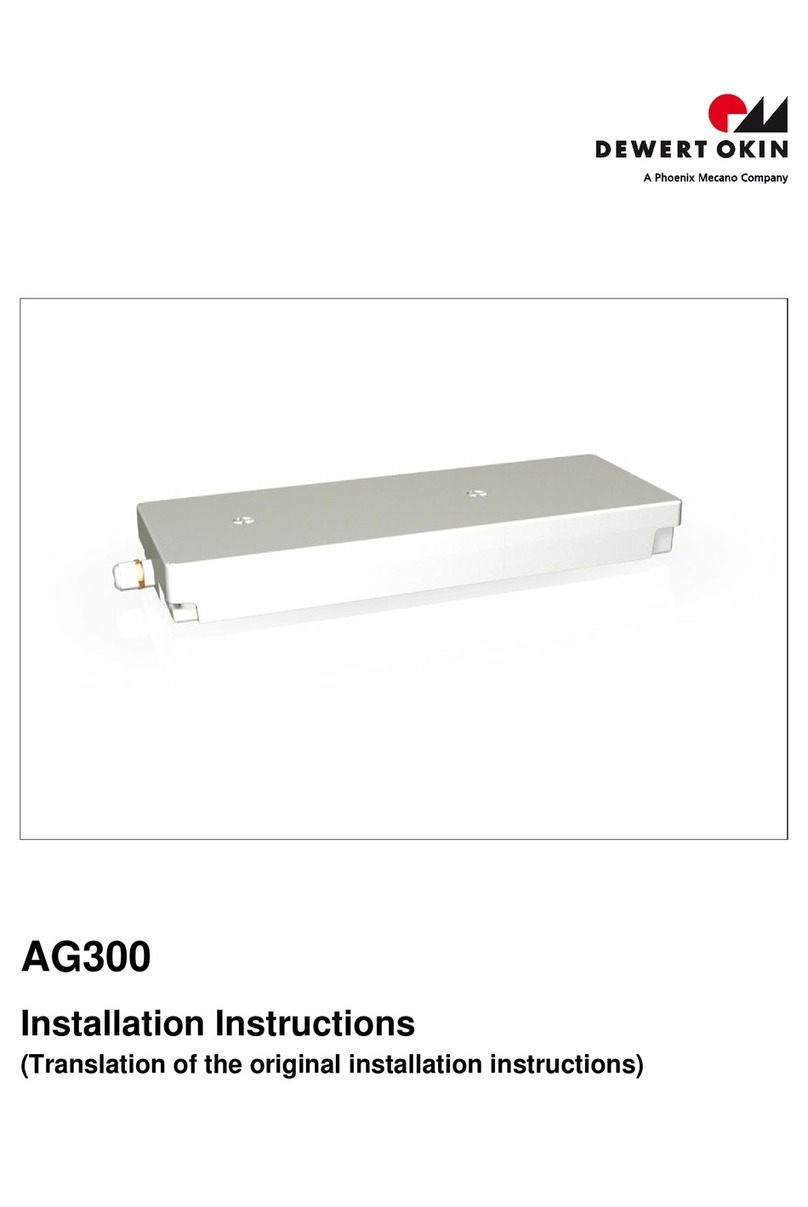 Phoenix Mecano DewertOkin AG300 installation instructions