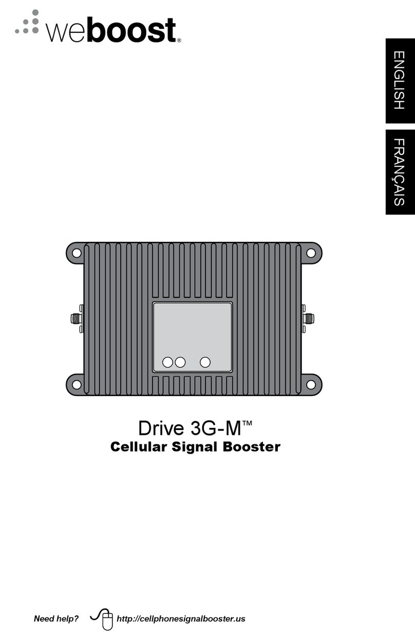 weBoost Drive 3G-M SmarTech III 470002 installation instructions
