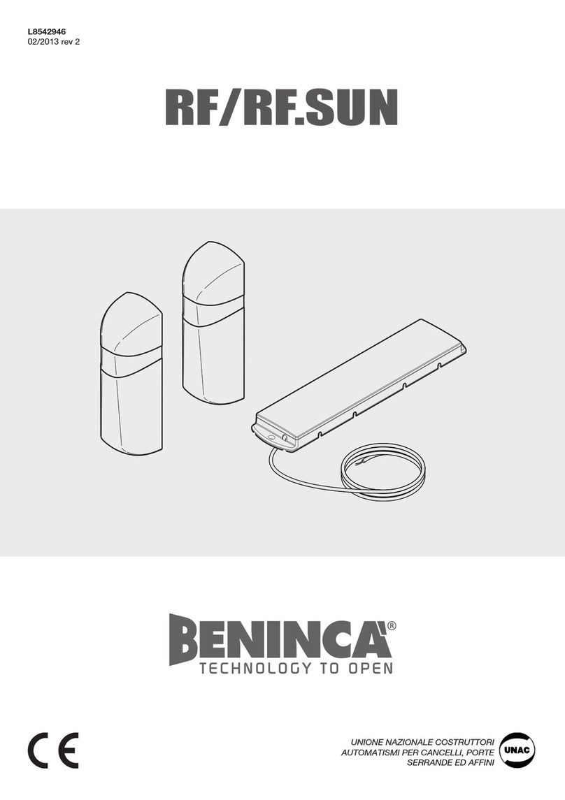Beninca RF.SUN manual