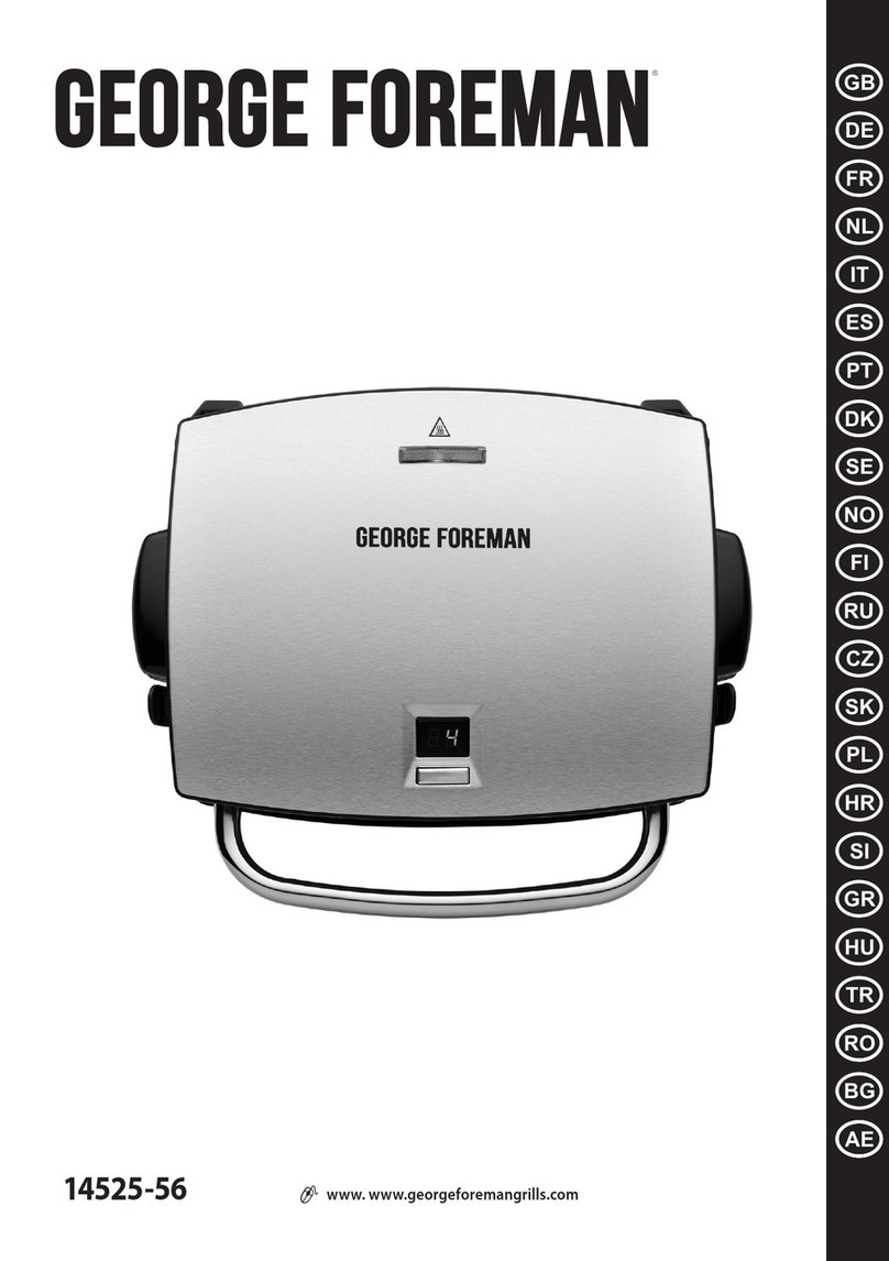 George Foreman 14525-56 User manual George Foreman 14525-56 User manual