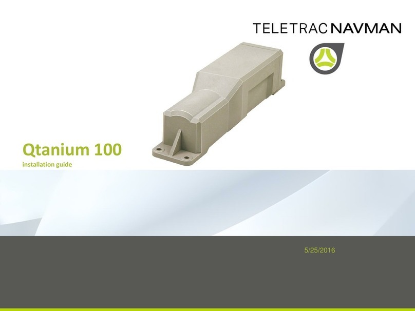 TELETRAC NAVMAN Qtanium 100 User manual