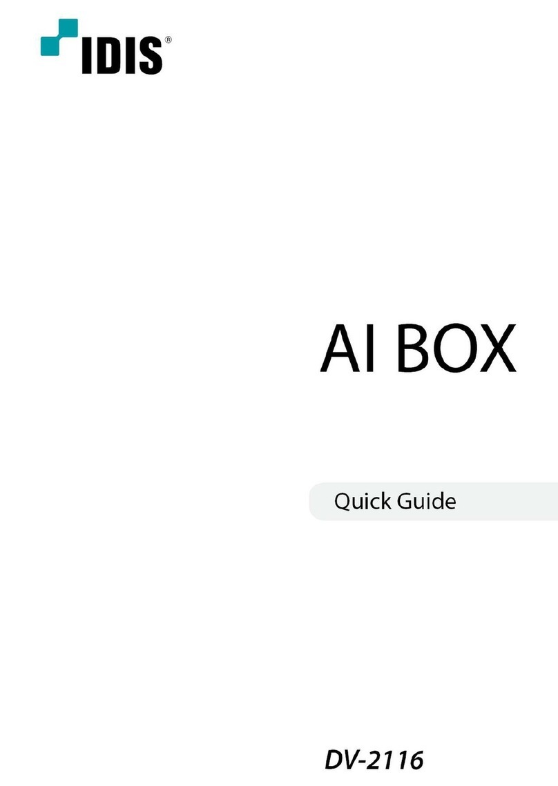 Idis AI BOX DV-2116 quick guide