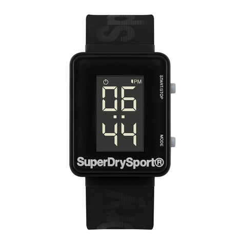 SUPERDRY SPORT Sprint Digi instruction manual