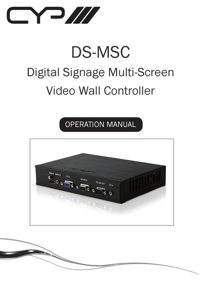 CYP DS-MSC User manual