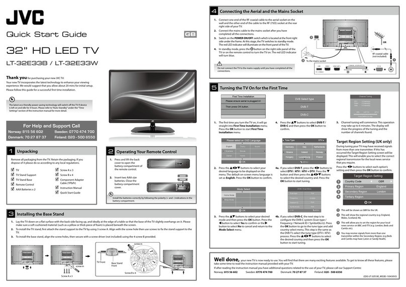 JVC LT-32E33B User manual