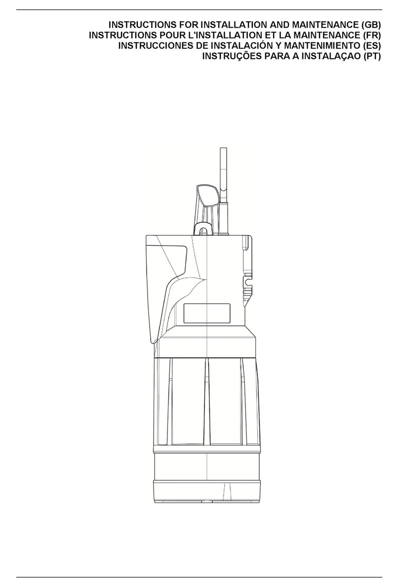 DAB PUMPS DIVER 6 Series Operating and maintenance manual