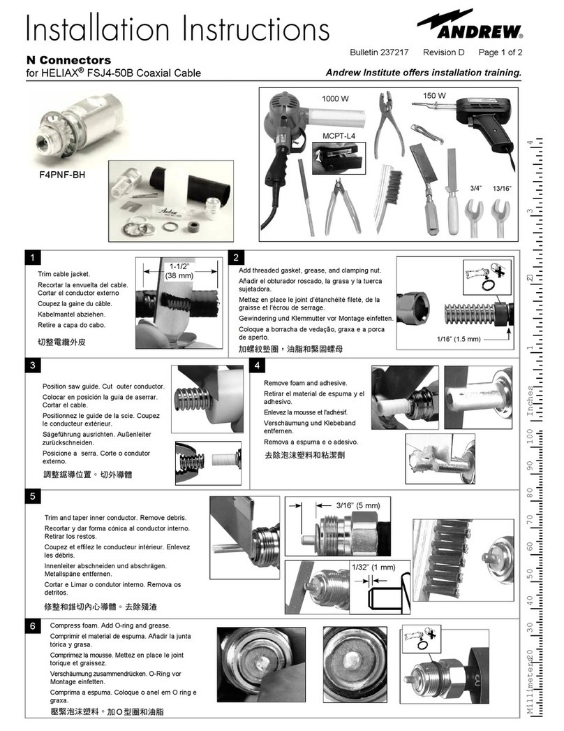 Andrew F4PNF-BH installation instructions
