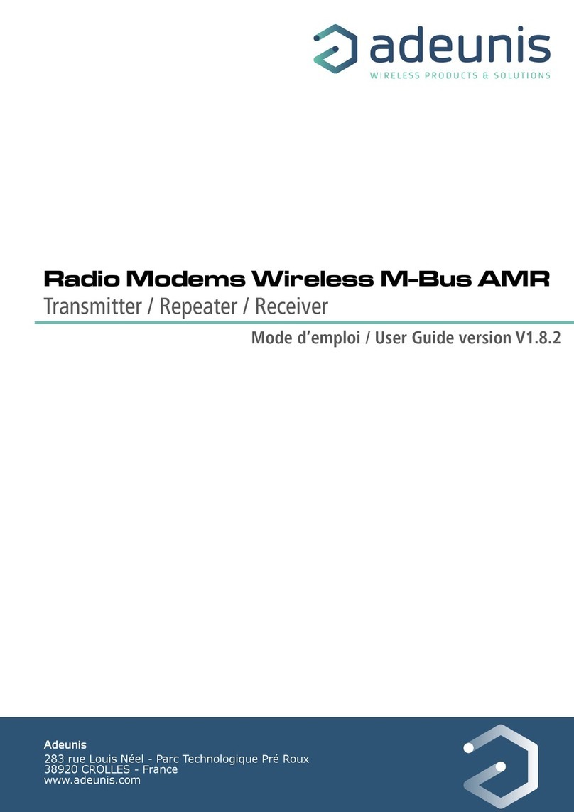 Adeunis RF ARF7905F Series user guide
