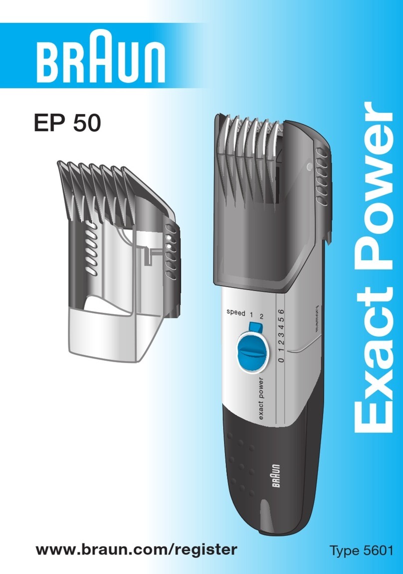 Braun Exact Power EP 50 User manual