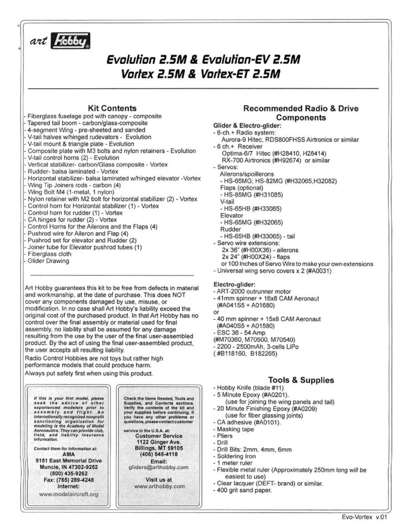 Art Hobby Evolulion 2.SM manual